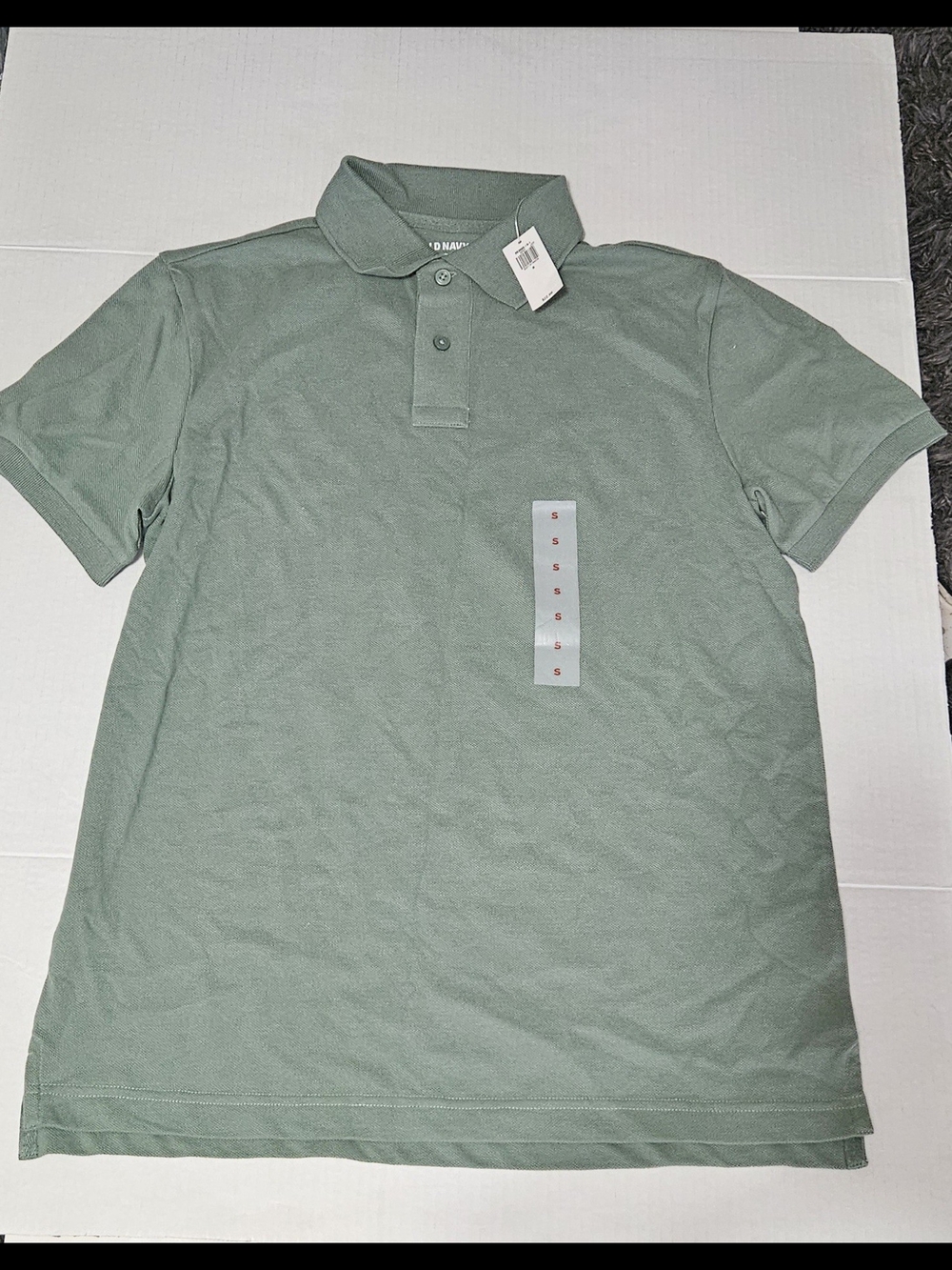 Old Navy Men's Polo Shirt - Sage Green